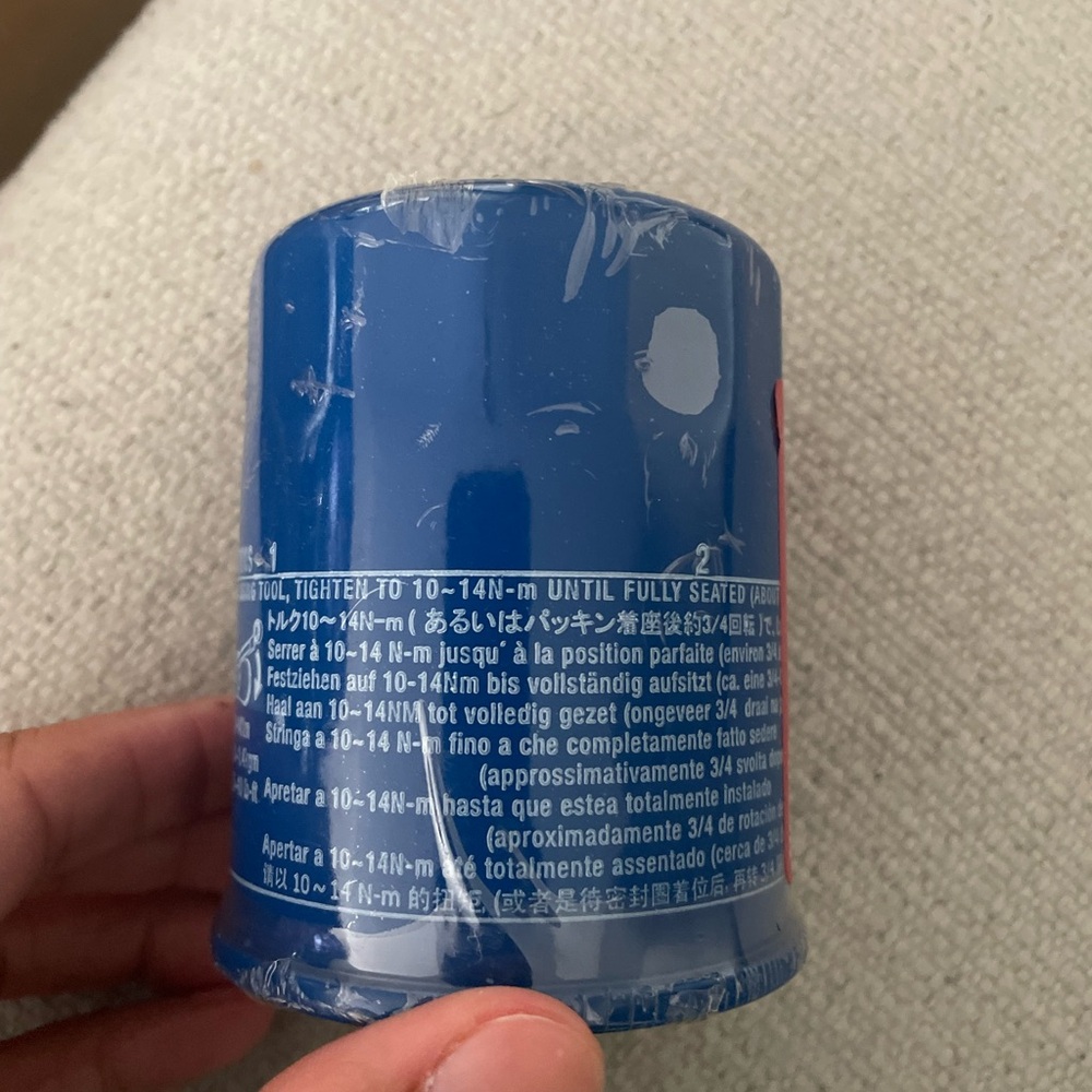 Honda engine oil filter